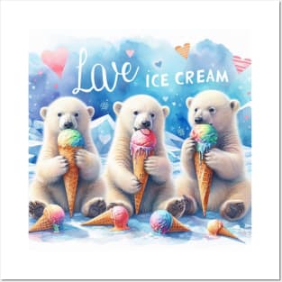 Cute Bears . Posters and Art